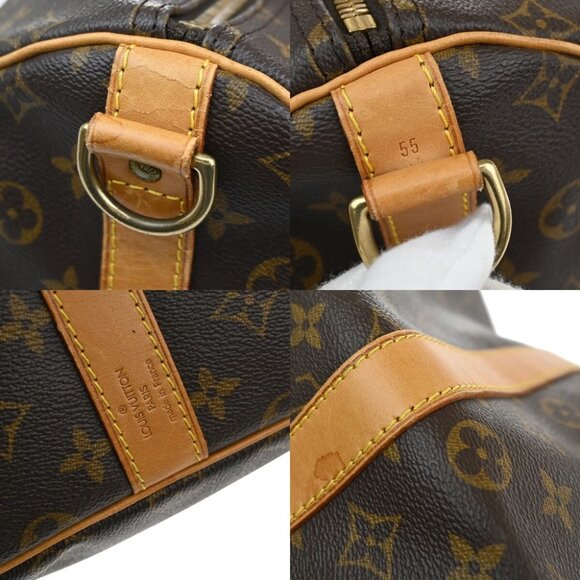 LOUIS VUITTON Keepall Bandouliere 55 Hand Bag Monogram Brown - Picture 8 of 13